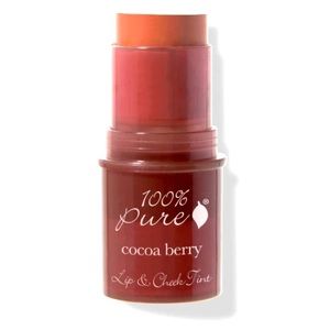 100 percent pure lip and cheek tint